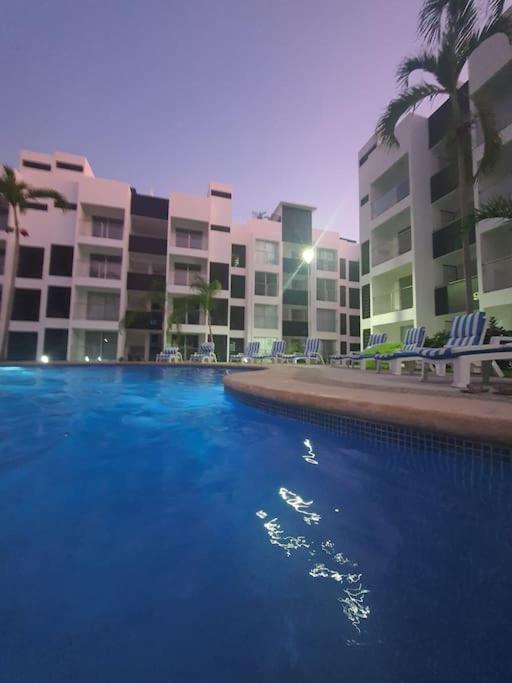 Departamento De Lujo En Manzanillo, Planta Baja Frente A La Alberca Apartment Exterior photo